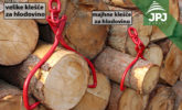 majhne in velike klešče za hlodovino